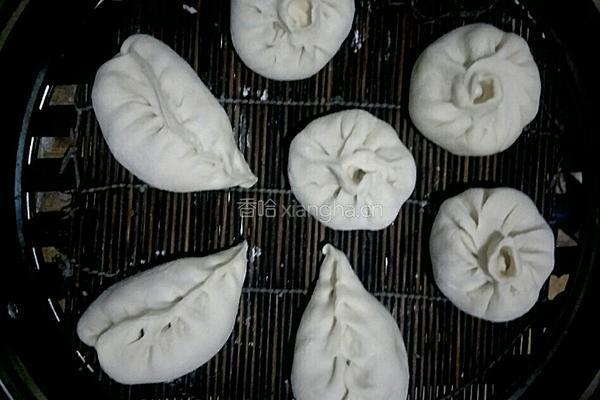 白菜蒸包的做法图解12