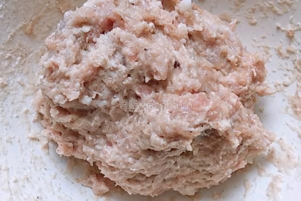 鲜虾猪肉丸的做法图解7
