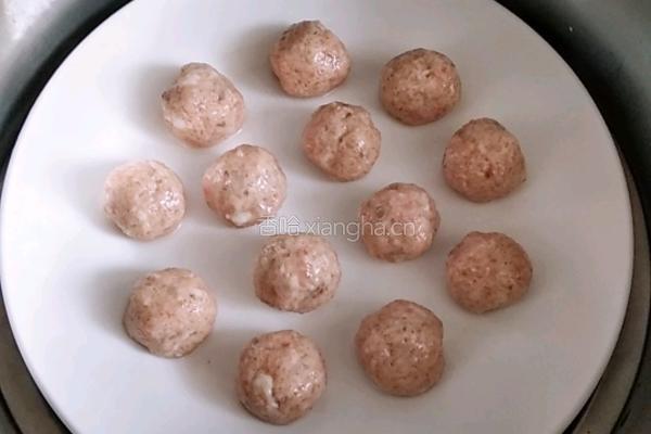 鲜虾猪肉丸的做法图解9