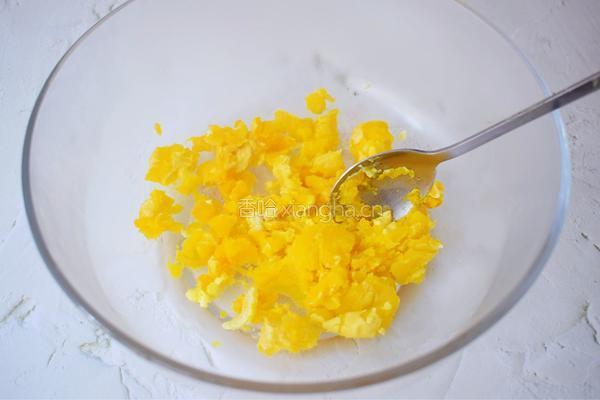 网红肉松青团的做法图解3