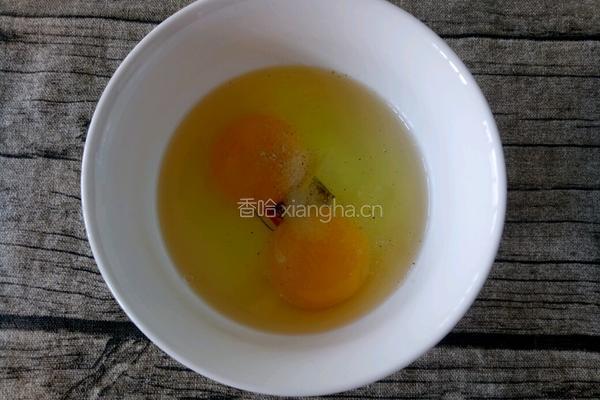 肉沫蛋羹的做法图解1