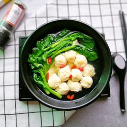 鸡肉丸子汤～减脂党看过来的做法[图]