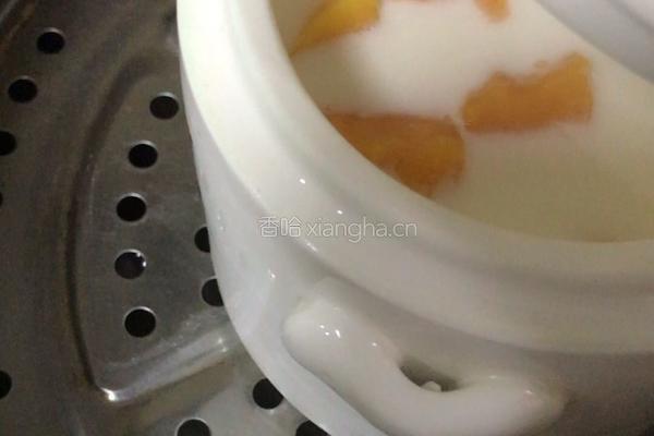 牛奶木瓜盅的做法图解9