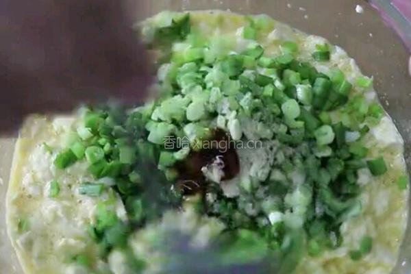 豆腐鸡蛋饼的做法图解6