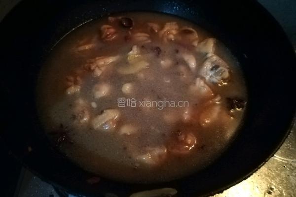 香菇炖鸡腿的做法图解3