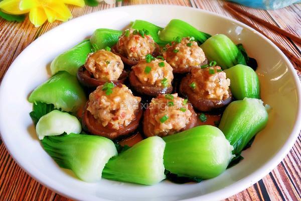 香菇酿肉的做法图解14