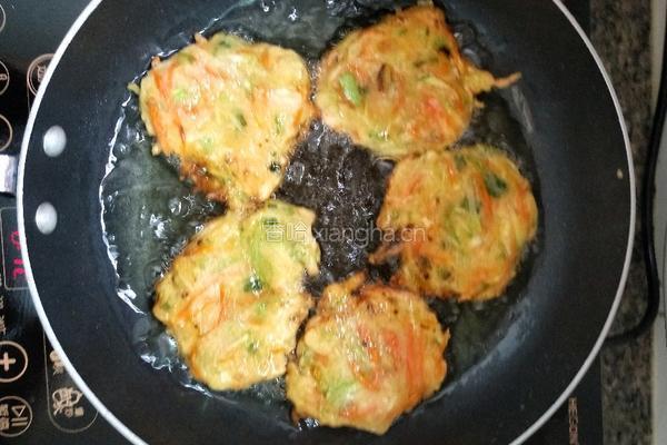胡萝卜小南瓜饼的做法图解6