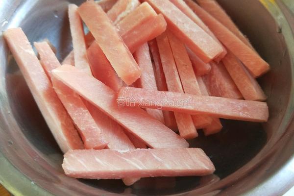 新文美食 香里脊辣里脊肉条的做法图解4