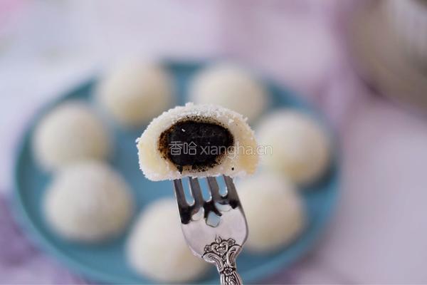 椰蓉芝麻糯米糍的做法图解13