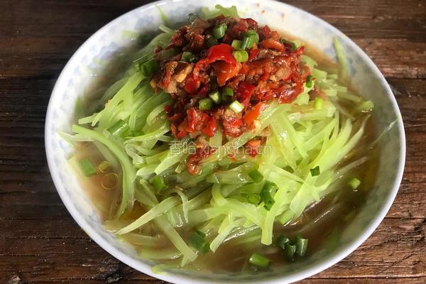 蒜蓉辣椒酱翡翠丝的做法图解10