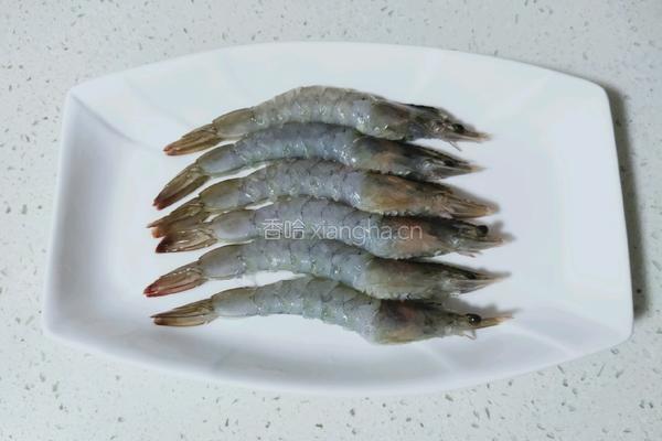 蒜蓉豆豉蒸虾的做法图解2