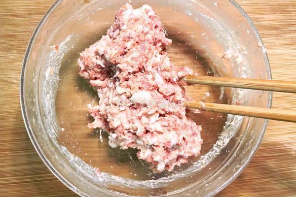 蒜苔酿肉的做法图解4