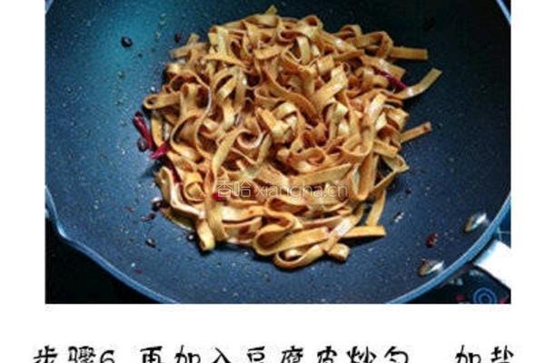 香菜拌豆皮的做法图解7