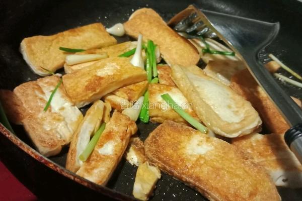 香煎豆腐的做法图解4