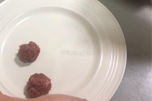 肉丸虾皮蒸冬瓜的做法图解4