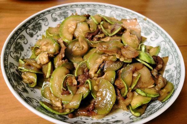 西葫芦炒肉的做法图解8