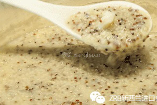 藜麦小米新西兰花胶粥的做法图解3