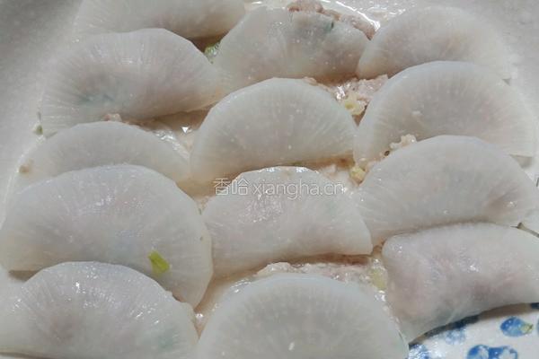 ＃蒸菜＃清蒸萝卜肉卷的做法图解8