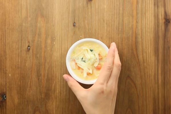 18-36个月辅食：奶香三文鱼焗菠菜的做法图解9