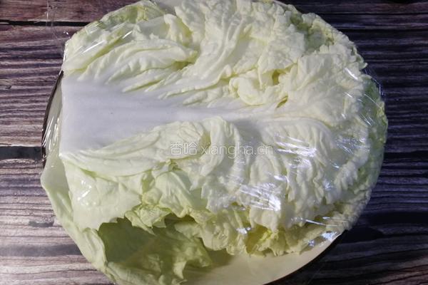 蒸白菜卷的做法图解2