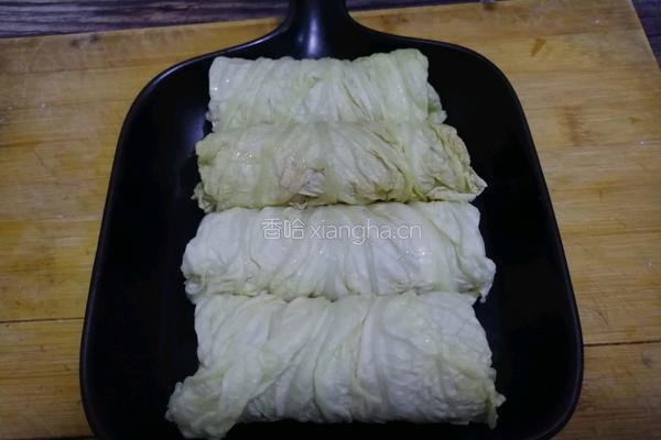 蒸白菜卷的做法图解9