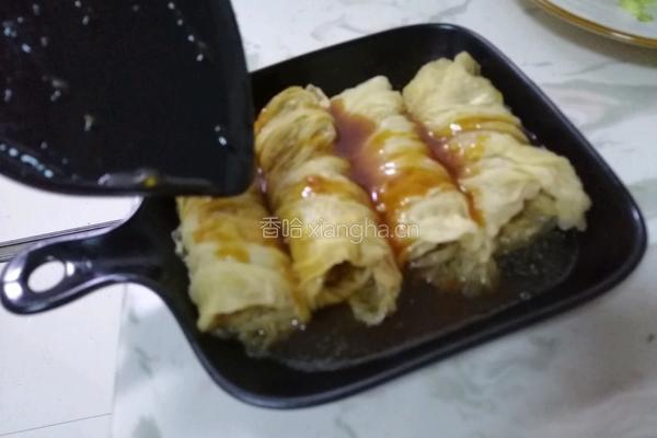 蒸白菜卷的做法图解13
