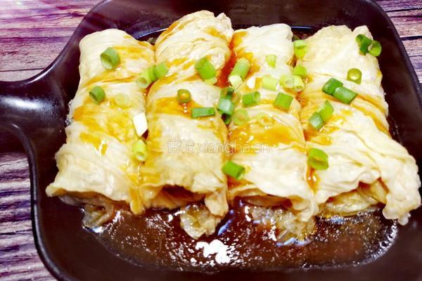 蒸白菜卷的做法图解15