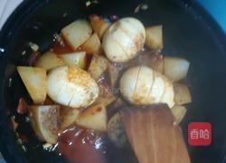 豆瓣酱炒虎皮鸡蛋土豆的做法图解13