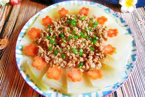 肉末冬瓜的做法图解1