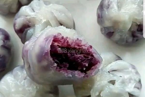 水晶紫薯包的做法图解6