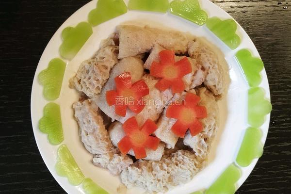 竹荪酿肉的做法图解14
