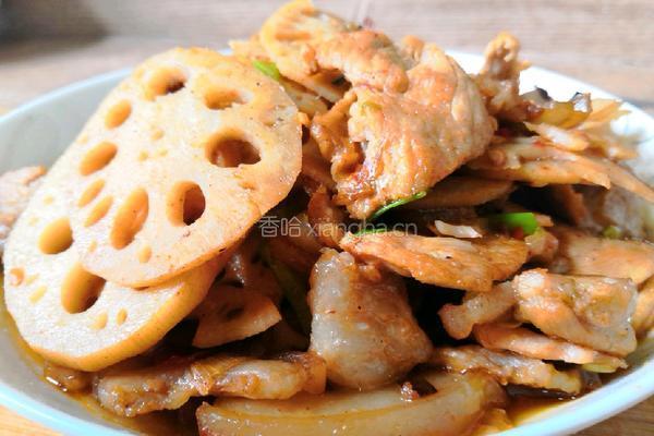 肉炒藕片的做法图解10