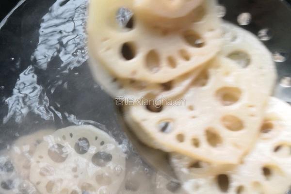 肉炒藕片的做法图解3