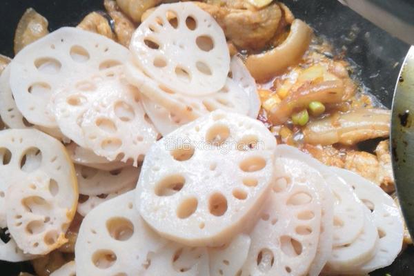 肉炒藕片的做法图解7