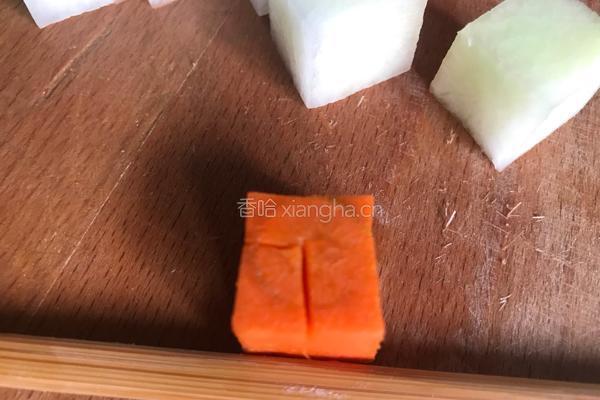 三色吉庆的做法图解3