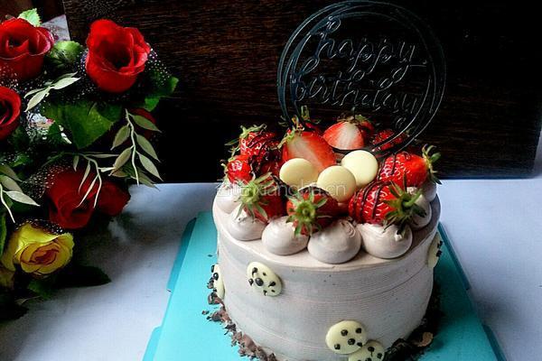 可可口味生日蛋糕的做法图解27