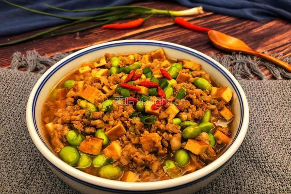 毛豆肉末蒸豆腐的做法图解15
