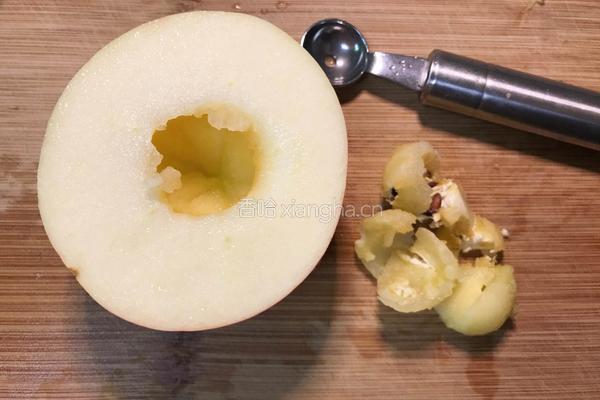 酒酿蒸苹果的做法图解5