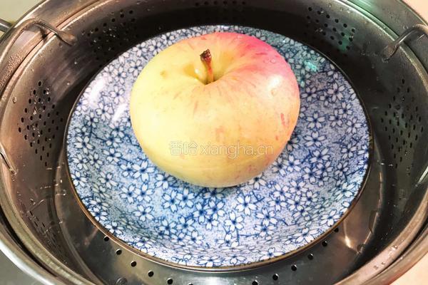 酒酿蒸苹果的做法图解9