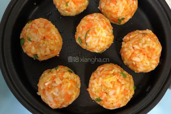蔬菜肉松饭团的做法图解9