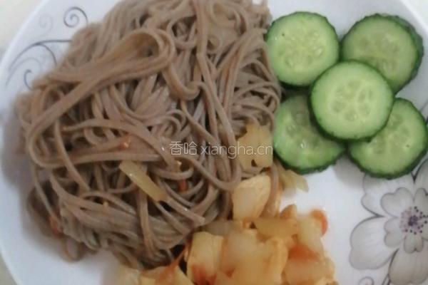 减肥餐～荞麦面条炒鸡胸肉的做法图解10