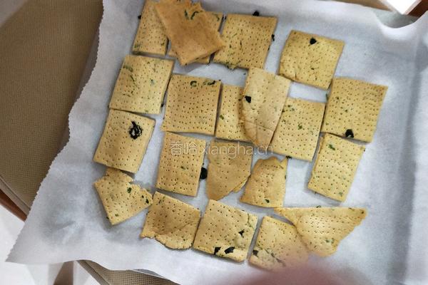 香葱海苔苏打饼干的做法图解14