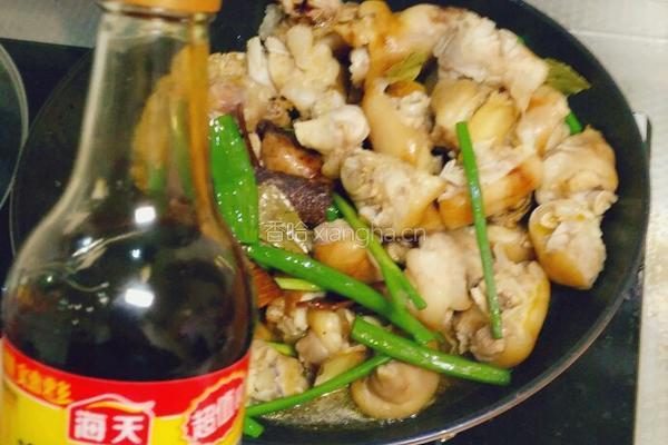 红烧黄豆炖猪蹄的做法图解11