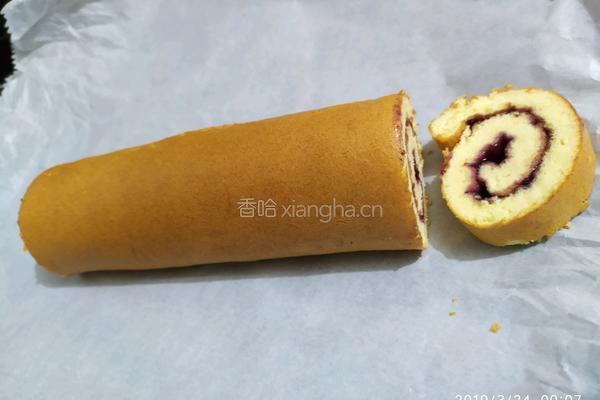 蓝莓蛋糕卷的做法图解16