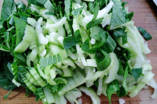 油菜蛋炒面的做法图解10