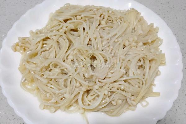 凉拌金针菇的做法图解5