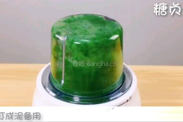宝宝零食系列～菠菜山药三明治的做法图解3