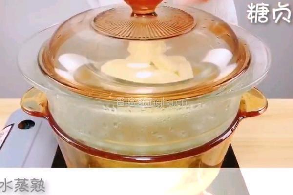宝宝零食系列～菠菜山药三明治的做法图解4