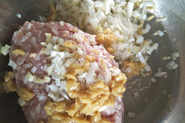 豆角春笋猪肉馅水饺的做法图解4
