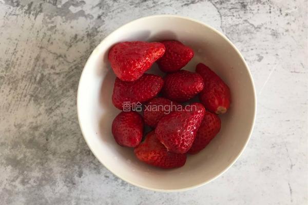 抹茶草莓大福的做法图解4